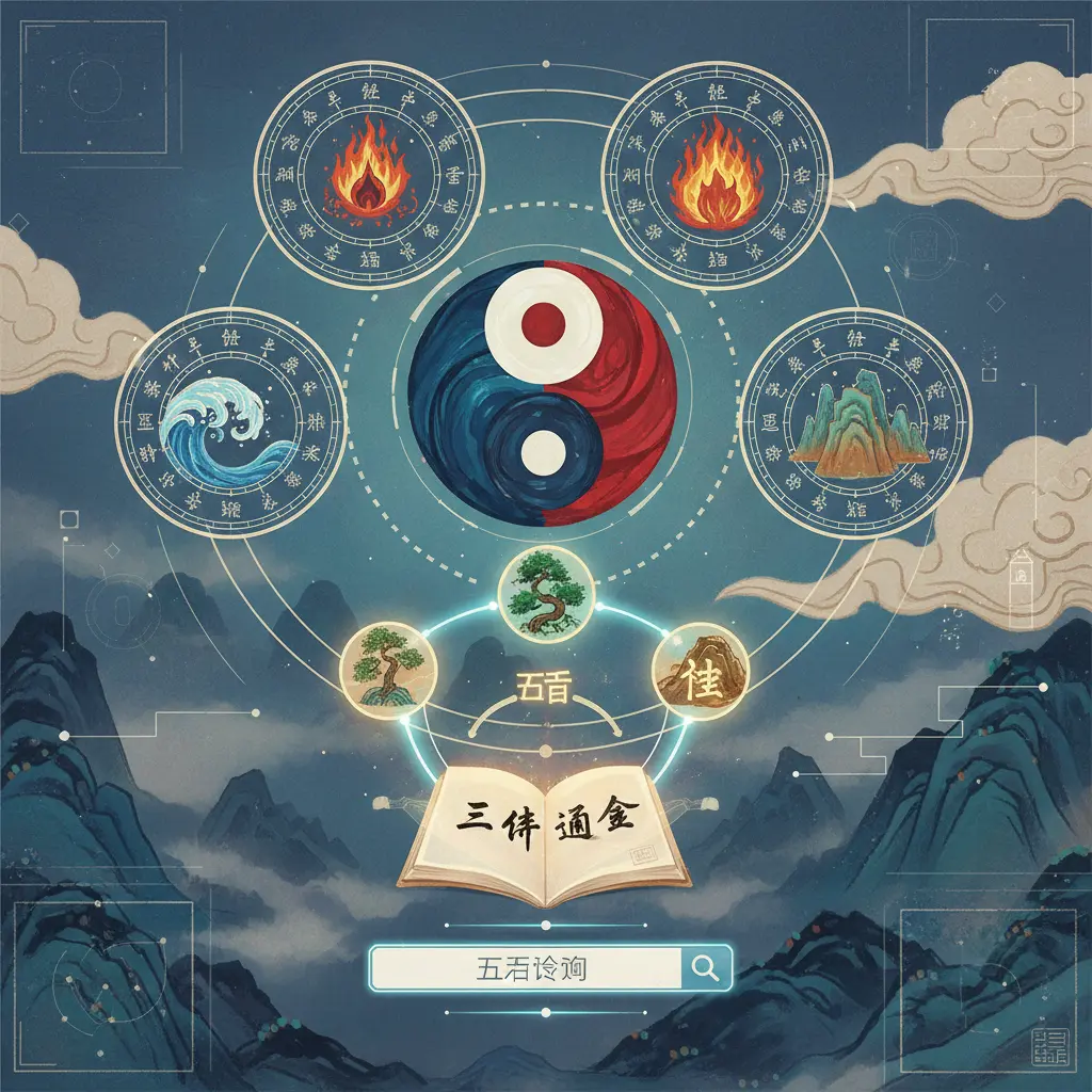 五行查詢 - 三命通會