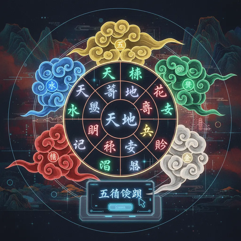 五行查詢 - 天干地支