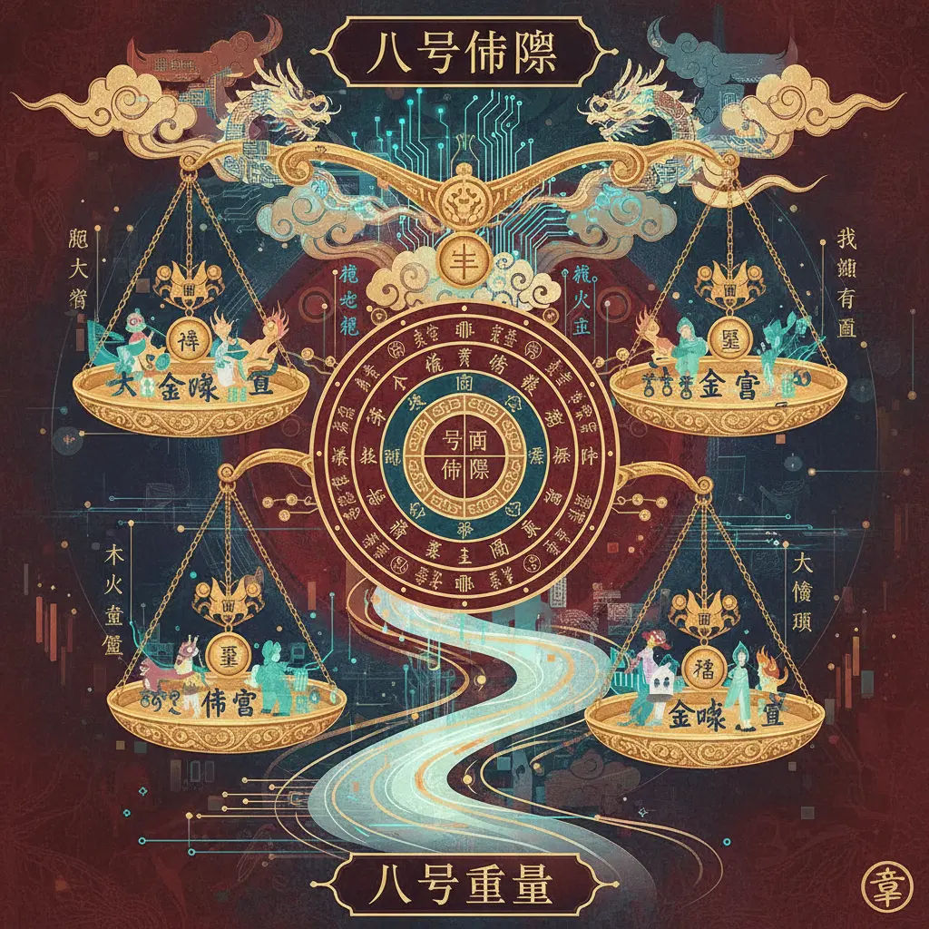 八字重量 - 八字命盤